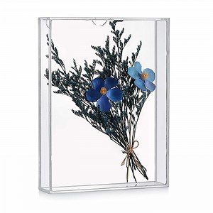 [Hot Item] DIY Birthday Acrylic Picture Frame Dried Flowers Display Shadow Box