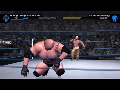 WWE SmackDown! Here Comes the Pain | Rey Mysterio vs. Goldberg Full Match | Playstation 2!