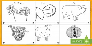 Chinese New Year Colouring