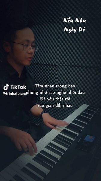Nếu Như Ngày Đó: Học Piano Online