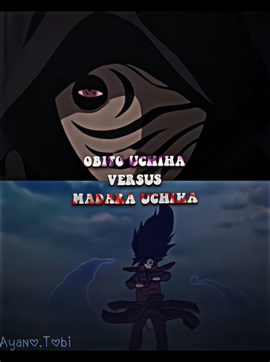 Both>Fiction Antagonists🥹✌️ Some points cgew🙏 Both goats --- #madara #obito #naruto #anime #mangatok