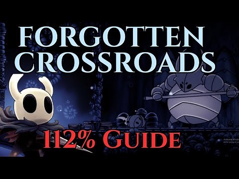 Forgotten Crossroads - Hollow Knight 112% Guide (Full Walkthrough)