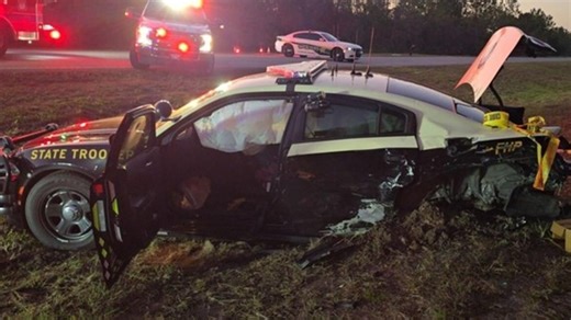 Teen driver crashes into FHP patrol vehicle following pursuit, officials say