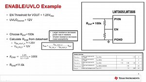Introduction to Buck Converter Features: UVLO, Enable, Soft Start, Power Good | Video | TI.com