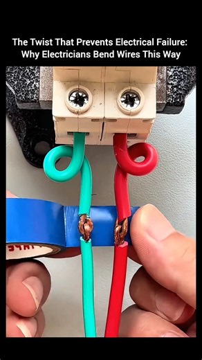 The Twist That Prevents Electrical Failure: Why Electricians Bend Wires This Way