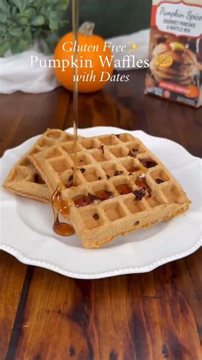 5.1K views · 85 reactions | Pumpkin Spice Waffles. Who else loves a...