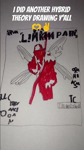 another hybrid theory drawing 😼 #hybirdtheory