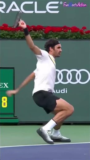 Federer’s Insane 2 Backhand Winners 💥🔥 #shorts #federer #backhand