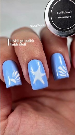 NaniNails.cz - Inspirace na letní Blue Nails