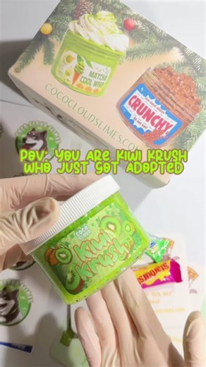 Have you ever been adopted? #adopted #kiwi #slime #asmr #packagingorders
