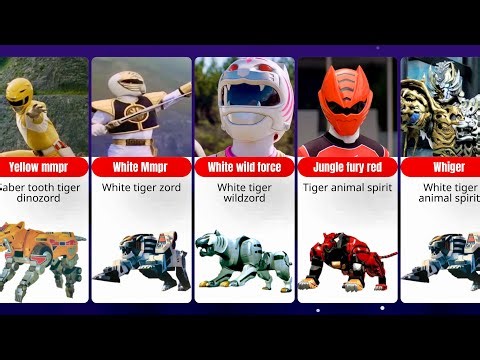 All TIGER Zords And Mecha In Power Rangers And Super Sentai