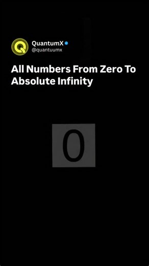 QuantumX on Instagram: "​All Numbers From Zero To Absolute Infinity ​The idea of numbers from 0 to absolute infinity (\Omega / omega) takes us beyond counting and into deep mathematics and philosophy. ​From 0 onward, we can count forever: 1, 2, 3, ... with no end. This endless sequence is called countable infinity, represented by the symbol \aleph_0 (aleph-null)—the size of the set of all natural numbers. Even though it's infinite, it's the smallest type of infinity. ​The symbol \Omega (omega) o