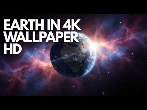 Earth from Space 🌎 | 4K Ultra HD Wallpaper | Cosmic Beauty of Our Planet