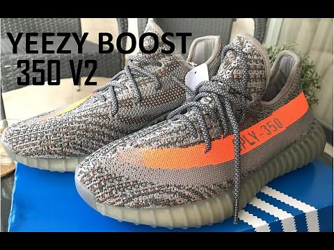 Adidas Yeezy Boost 350 V2 Beluga SPLY-350 Grey/Orange Shoes Review - Kanye West