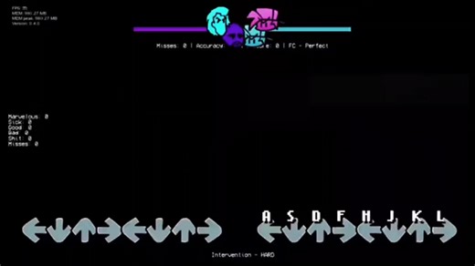 FNF:第一次见这么难的8K！通关！！！！(求过审)