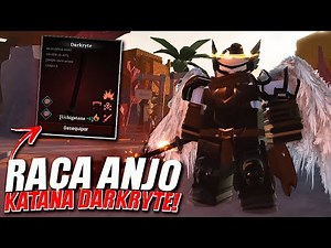 FIZ UMA KATANA COM DARKRYTE E PEGUEI A MELHOR RAÇA DO THE FORGE!!!