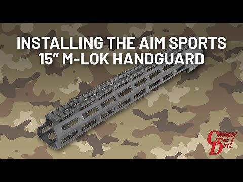 How to Install the Aim Sports 15" M-LOK AR-15 Handguard