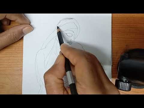 Easy Indian Kala Drawing for Beginners | Quick Pencil Sketch