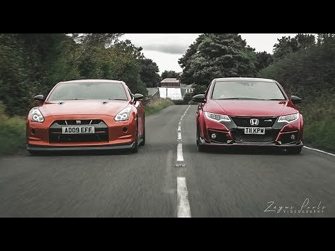 Nissan GTR R35 vs Honda Civic FK2 | Head to Head | Cinematic Edit