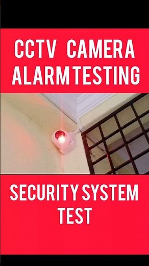 How To Test CCTV Camera Alarm And Motion Detection & Buzzer Alert Demo #CameraAlarmTest #CCTVTesting