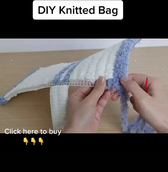 DIY Knitted Woolen Bag Tutorial