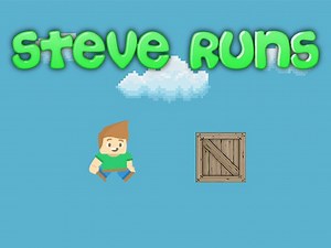 Play Steve Runs | Free Online  Games. KidzSearch.com