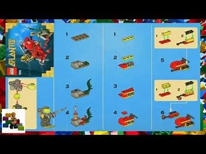 LEGO instructions - Atlantis - Ocean Speeder - 7976
