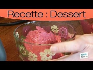 Reussir une glace aux fruits en moins de 2 minutes