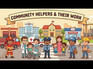Community helpers name and work | UKG, LKG learn