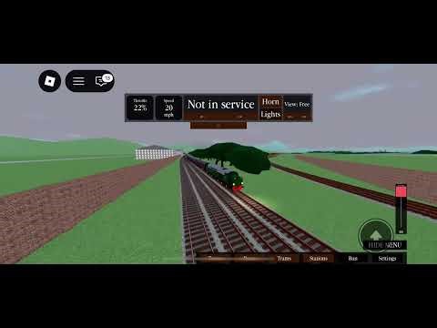 Riding the old class 40 in Roblox “ steam age”include thrash