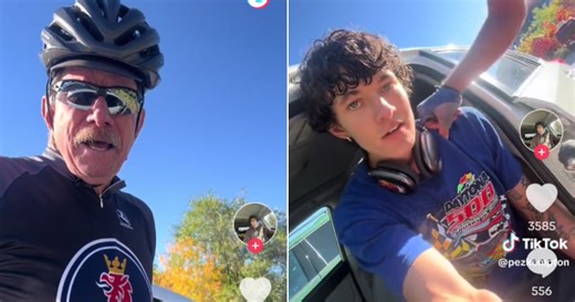 Cyclist Gets Reality Check from Cops After Telling Young Driver, 'I Have More Rights Than You' in Road-Rage Meltdown