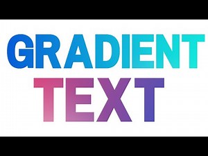 Canva Tutorial: Making Gradient Text Effects (2021)