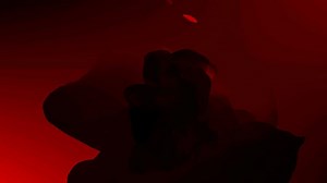 Red Abstract Fantasy Lines Shapes Molding and Blowing Abstraction Motion Background