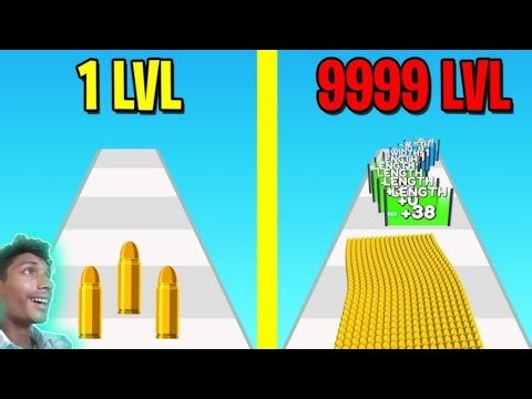 Bullet Stack Run 3D - Level Up Bullet Max Level Gameplay#asmrgameplay