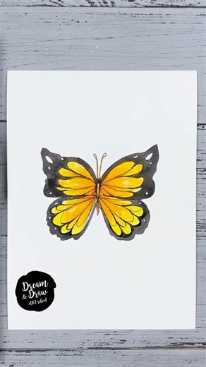 🦋 How to Draw a Butterfly in 5 Minutes