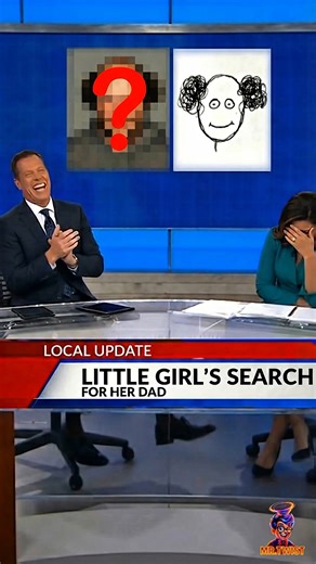Mind Decode X | When a serious news story takes an unexpectedly funny turn 😄 a little girl draws her missing dad, and the sketch goes live on TV, leaving... | Instagram
