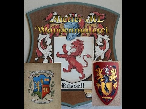 Familienwappen erstellen lassen | Wappenkunst handgemalt