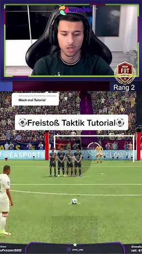 Freistoß Tutorial FIFA 22 Ultimate Team