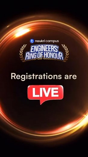 Coding Ninjas on Instagram: "What if Naukri Campus paid your semester fee? 勞 Enter the Engineers’ Ring of Honour and: ✔ Win scholarships up to ₹1.5 Lakh ✔ Get featured in leading newspaper ✔ Earn rewards from a pool of ₹45,000 per college ✔ Secure a spot in the Naukri Campus Hall of Fame Don’t miss this chance to shine on a national stage! Register now! Link in bio #codingninjas #naukri"