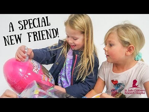 Visiting a friend at St. Jude Children's Research Hospital