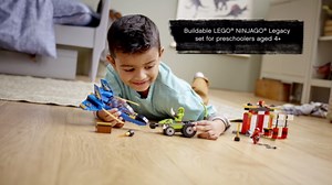 LEGO NINJAGO Legacy Storm Fighter Battle 71703 Ninja Playset Building Toy for Kids Featuring Ninja Action Figures (165 Pieces)