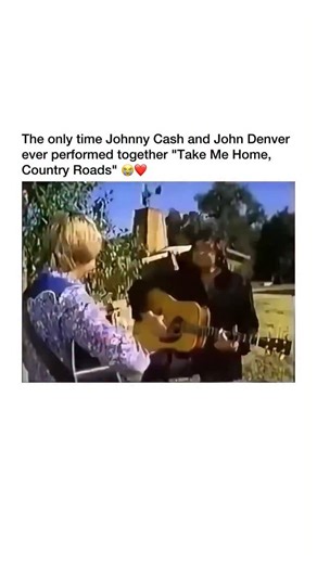 Singers Legacy on Instagram: "In 1978, two of America’s most iconic voices shared the stage for a moment that would never be repeated. Johnny Cash joined John Denver on Denver’s television special Thank God I’m a Country Boy for an outdoor performance of “Take Me Home, Country Roads.” Set in a relaxed, natural setting, the duet perfectly merged Denver’s warm, narrative style with Cash’s rich, commanding baritone, creating a quietly powerful and intimate moment. What makes this performance truly
