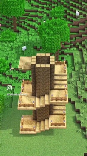 Minecraft treehouse base tutorial