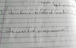 Who is known as the father of computer? Why?Who was the first... | Filo