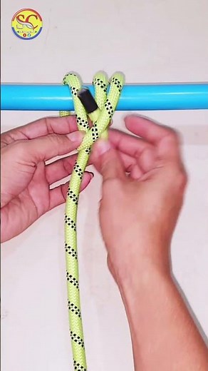 How to tie Rope Knot 💡 Strong and safe method