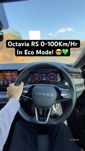 Skoda Octavia RS 0-100 In Eco Mode