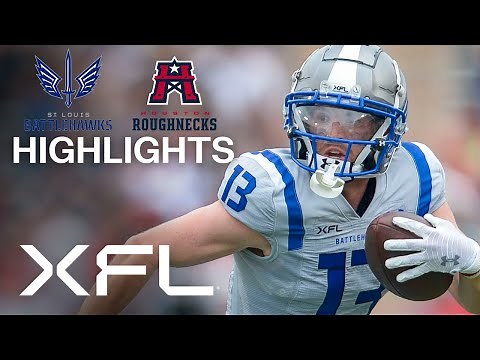 XFL: St. Louis Battlehawks vs. Houston Roughnecks Full Game Highlights