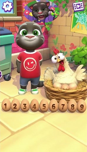 TOM the Cat and The TURULETA Hen lays 10 EGGS 🥚 (Educational Song 2026 Version)