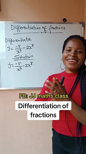 Differentiation of fractions. #fyp #mathstutorial #mathematics #viral #calculus