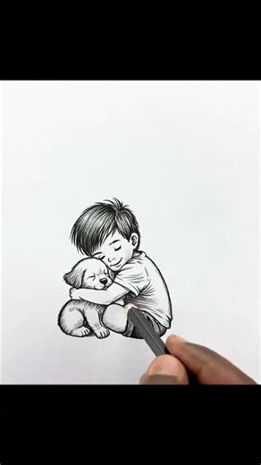 “Anyone Can Draw This Stunning Picture in 30 Seconds! 😲✏️ #shorts”